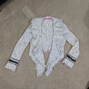 Tweed fabric blazer by Emanuel Ungaro